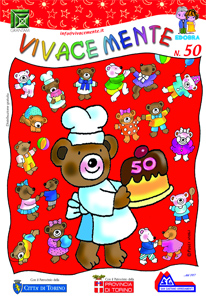 periodoco con fumetti per bambini Vivacemente n 50 dic 2014
