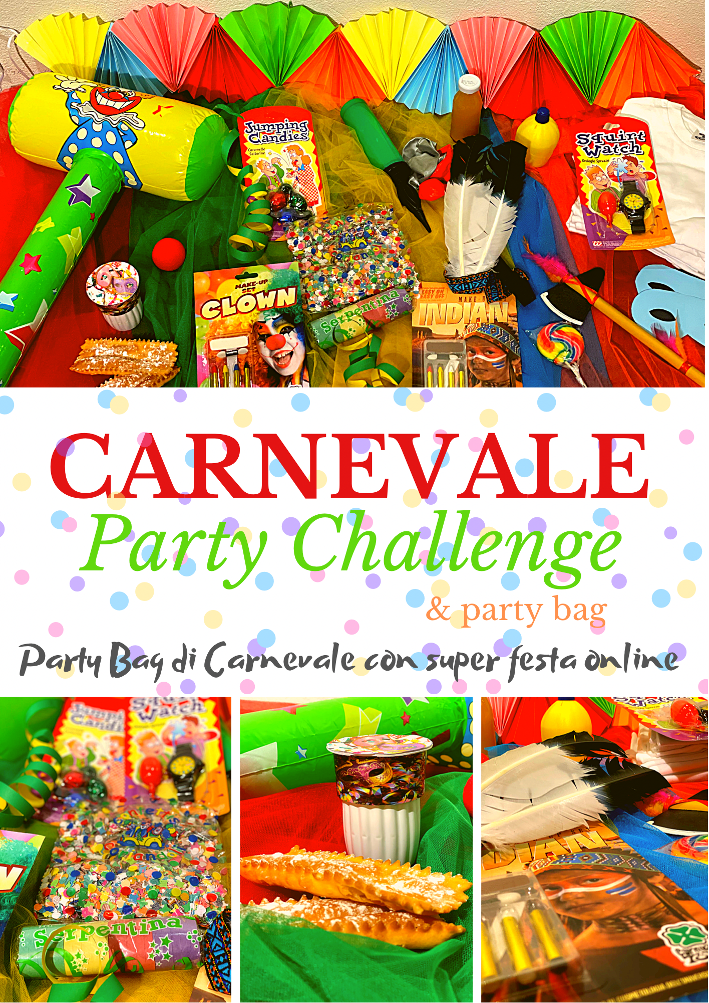 Carnevale - Party Challenge + Bag - Torino per bambini
