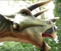 dinosauri a Torino parco Michellotti