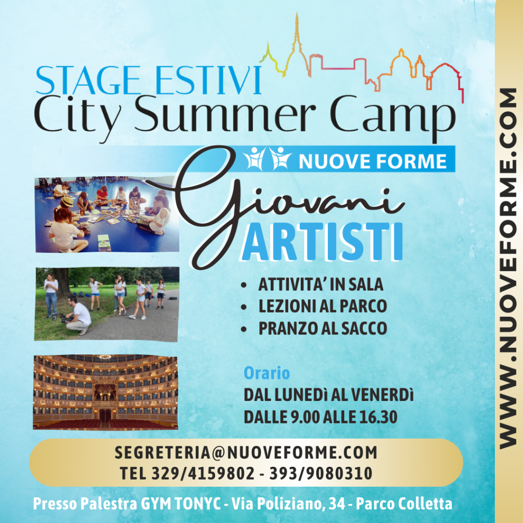 City Summer Camp 2022 per bambini e ragazzi a Torino