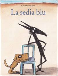 libri per bambini la sedia blu di Claude Boujon