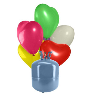 Palloncini colorati a forma di cuore gonfiabili a elio per feste di compleanno per bambini